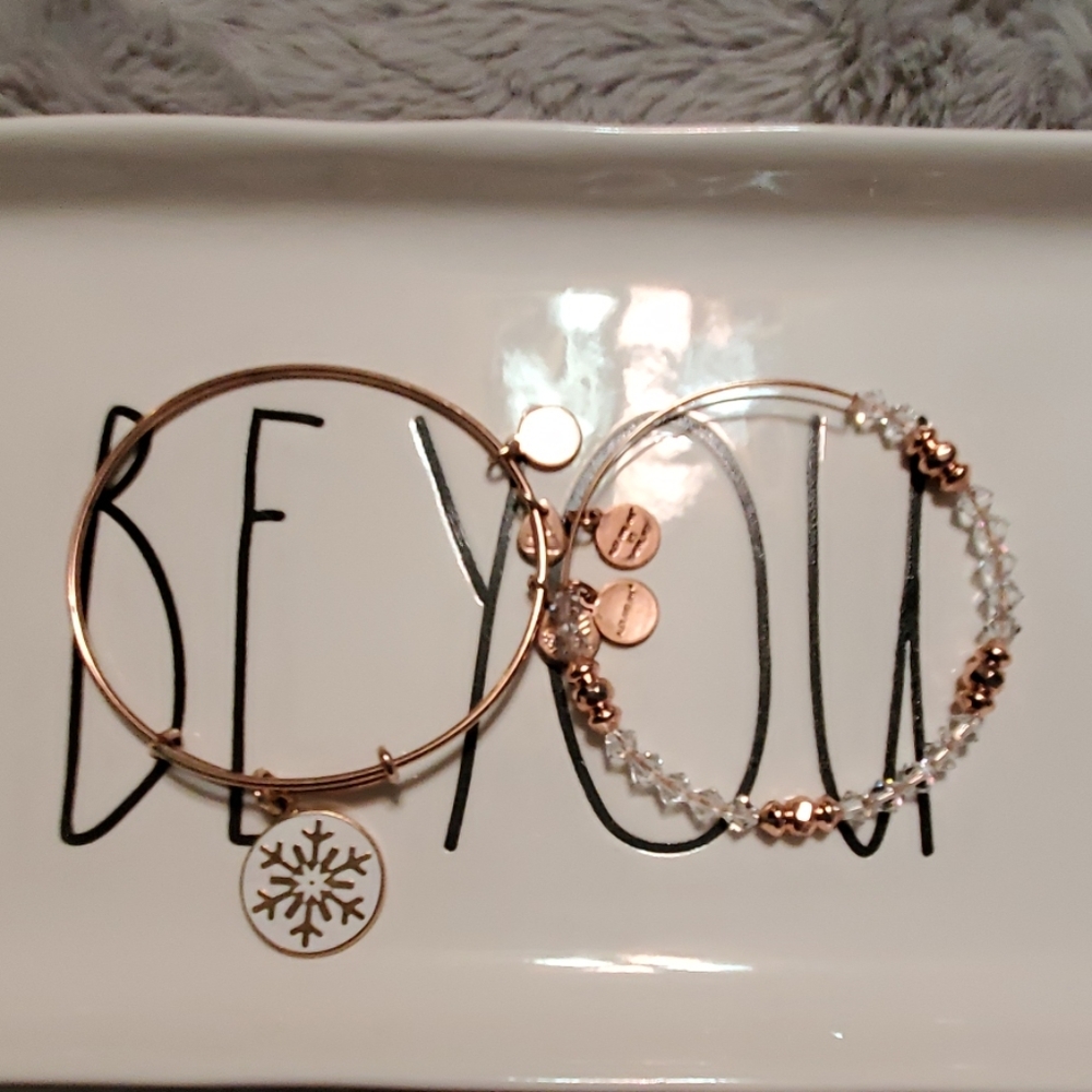 Alex and Ani set of 2 bracelets